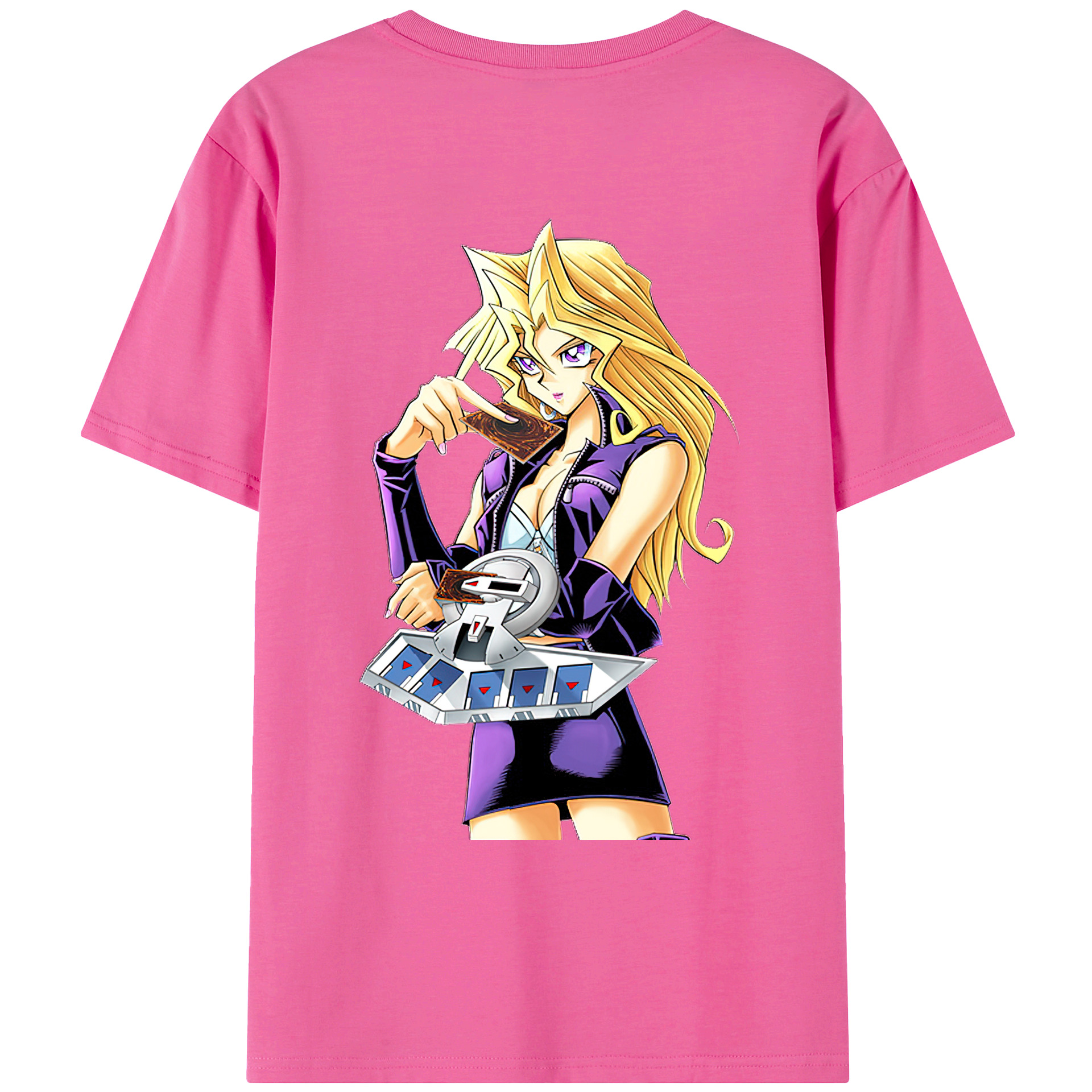 遊☆戯☆王 Yu-Gi-Oh! レディース半袖Tシャツ(バックプリント)